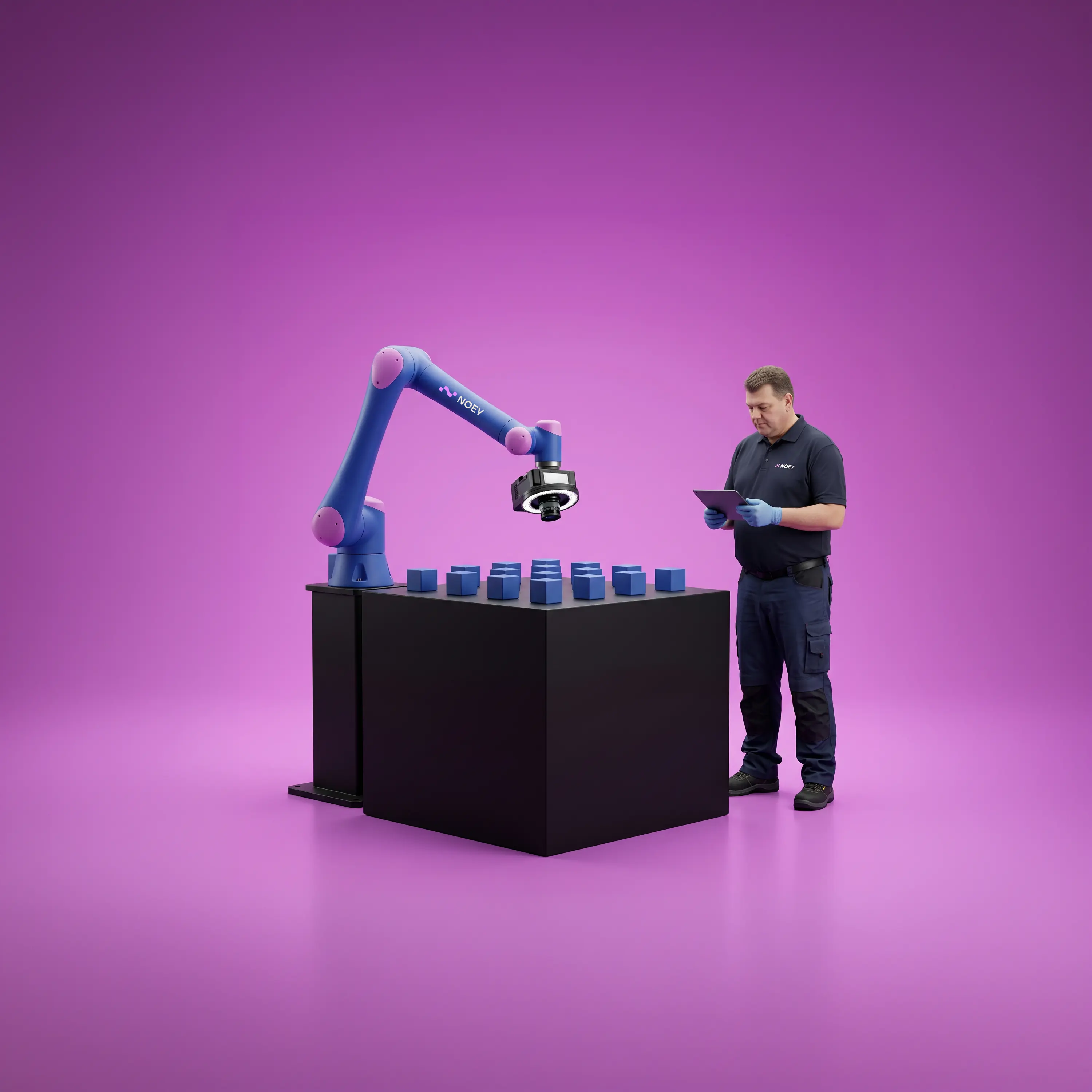 Noey Roboter im Reinraum-Umfeld